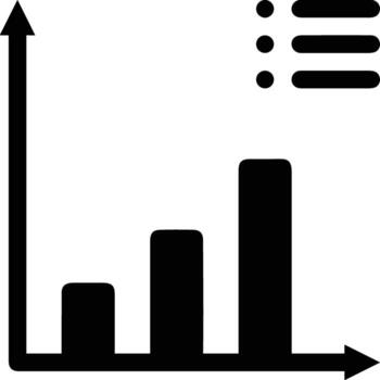 Chart icon symbol image for data statistic analysis illustration vector
