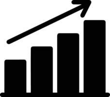 Chart icon symbol image for data statistic analysis illustration vector