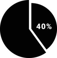 Chart icon symbol image for data statistic analysis illustration vector