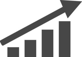 Chart icon symbol image for data statistic analysis illustration vector