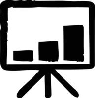 Chart icon symbol image for data statistic analysis illustration vector