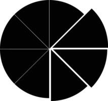 Chart icon symbol image for data statistic analysis illustration vector