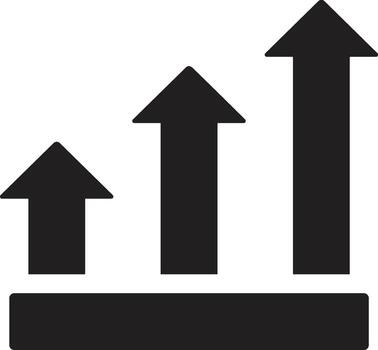 Chart icon symbol image for data statistic analysis illustration vector