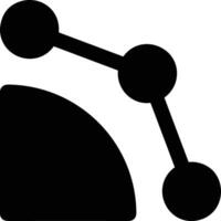 Chart icon symbol image for data statistic analysis illustration vector