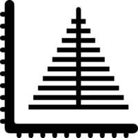 Chart icon symbol image for data statistic analysis illustration vector