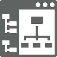 Chart icon symbol image for data statistic analysis illustration vector