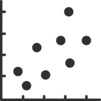 Chart icon symbol image for data statistic analysis illustration vector
