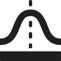 Chart icon symbol image for data statistic analysis illustration vector