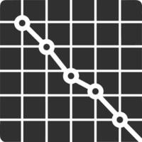 Chart icon symbol image for data statistic analysis illustration vector