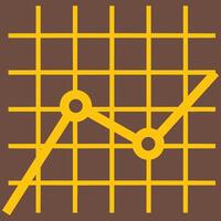 Chart icon symbol image for data statistic analysis illustration vector