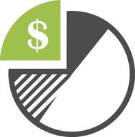 Chart icon symbol image for data statistic analysis illustration vector