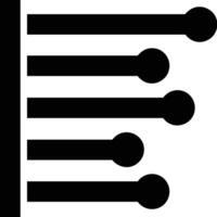 Chart icon symbol image for data statistic analysis illustration vector