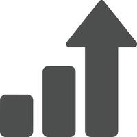 Chart icon symbol image for data statistic analysis illustration vector