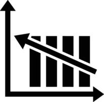 Chart icon symbol image for data statistic analysis illustration vector