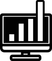Chart icon symbol image for data statistic analysis illustration vector