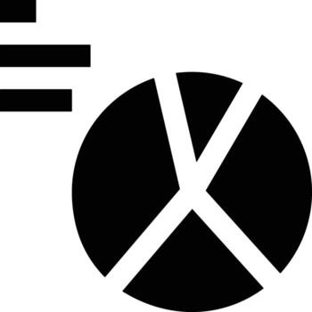 Chart icon symbol image for data statistic analysis illustration vector