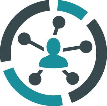 Chart icon symbol image for data statistic analysis illustration vector