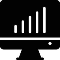 Chart icon symbol image for data statistic analysis illustration vector