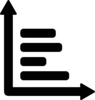 Chart icon symbol image for data statistic analysis illustration vector
