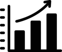 Chart icon symbol image for data statistic analysis illustration vector