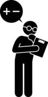 Chart icon symbol image for data statistic analysis illustration vector