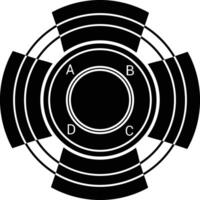 Chart icon symbol image for data statistic analysis illustration vector