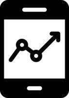 Chart icon symbol image for data statistic analysis illustration vector