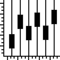Chart icon symbol image for data statistic analysis illustration vector