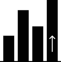Chart icon symbol image for data statistic analysis illustration vector