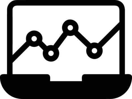 Chart icon symbol image for data statistic analysis illustration vector