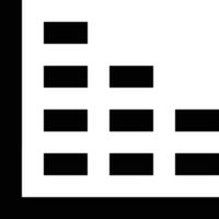 Chart icon symbol image for data statistic analysis illustration vector