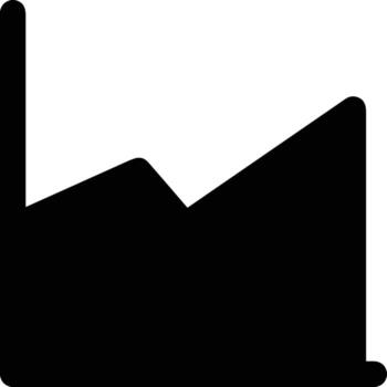 Chart icon symbol image for data statistic analysis illustration vector