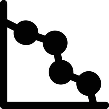 Chart icon symbol image for data statistic analysis illustration vector