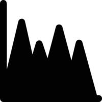 Chart icon symbol image for data statistic analysis illustration vector