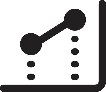gráfico icono símbolo imagen para datos estadística análisis ilustración vector