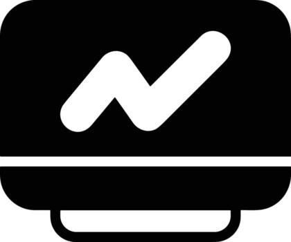 Chart icon symbol image for data statistic analysis illustration vector