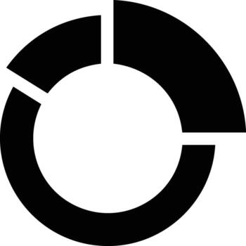 Chart icon symbol image for data statistic analysis illustration vector