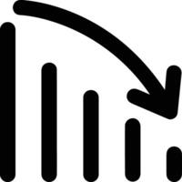 Chart icon symbol image for data statistic analysis illustration vector