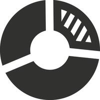 Chart icon symbol image for data statistic analysis illustration vector