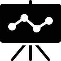 Chart icon symbol image for data statistic analysis illustration vector
