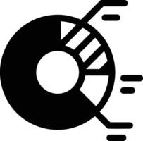 Chart icon symbol image for data statistic analysis illustration vector