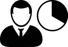 Chart icon symbol image for data statistic analysis illustration vector