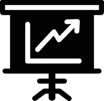 Chart icon symbol image for data statistic analysis illustration vector
