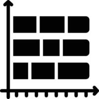 Chart icon symbol image for data statistic analysis illustration vector