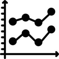Chart icon symbol image for data statistic analysis illustration vector