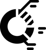 Chart icon symbol image for data statistic analysis illustration vector