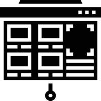 Chart icon symbol image for data statistic analysis illustration vector