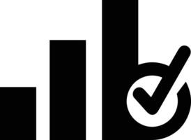 Chart icon symbol image for data statistic analysis illustration vector