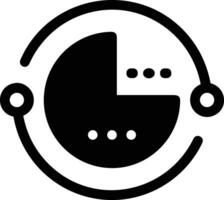 Chart icon symbol image for data statistic analysis illustration vector
