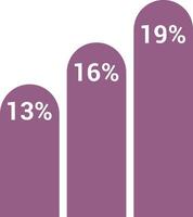 Chart icon symbol image for data statistic analysis illustration vector